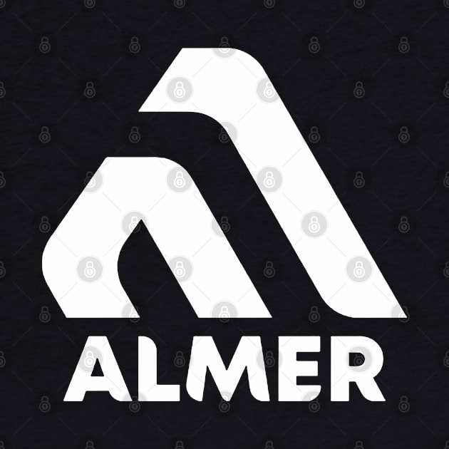 Almer Apparel Logo And Font White by Almer